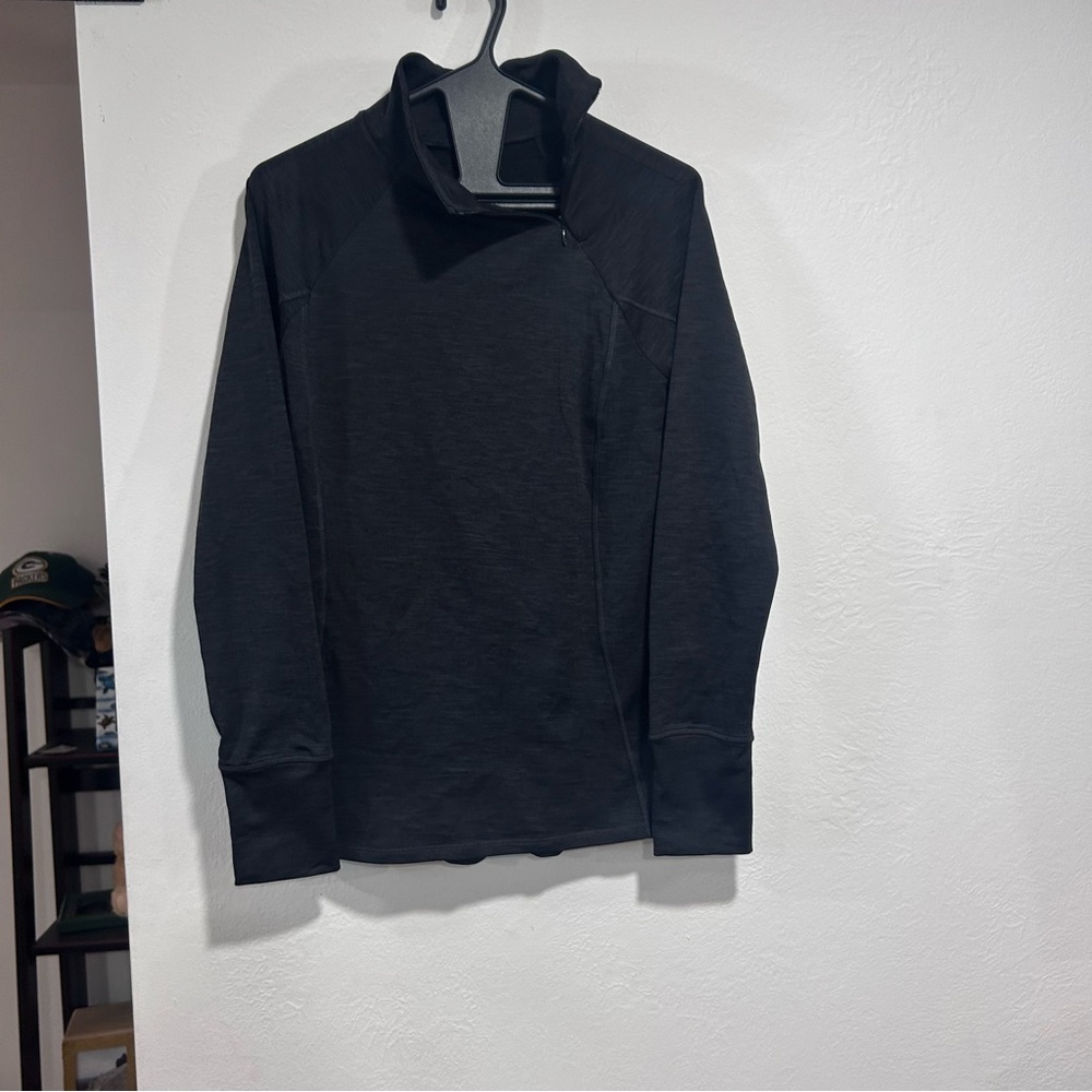 Layer 8 Womens Black Pullover Activewear Size Medium